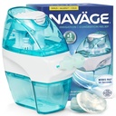 Trousse de démarrage de Navage - Système d'irrigation nasale - Kit de rinçage nasal Saline avec 1 nettoyant du nez de Navage et 30 pods de sel