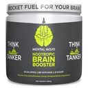 Nootropic Cerveau Booster (90 portions) Nootropic Drink Mix & Cerveau Supplément - Cerveau carburant stimule l'énergie, la concentration et la mémoire - Calories zéro, sans sucre - Kiwi Strawberry