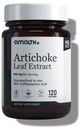 Amalth Artichoke Leaf Extract 120 Capsules de légumes -20% Acide caffeoylquinique Extrait normalisé - Supporte foie et digestion Non-OGM Sans gluten