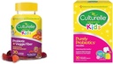 Probiotique quotidien Culturelle pour les enfants + Gommies de fibre de Veggie (Âges 3+) - 30 Count & Kids Probiotique quotidien à croquer pour les enfants, 3+ ans, 30 Count, #1 Pediatrician-Recommander