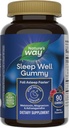 Nature Way Dormez bien Mélatonine et Gommies de magnésium, Soutien au sommeil pour adultes*, avec Ashwagandha, Berry Flavored, 90 Gommies