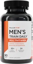 Règle 1 R1 Hommes Train quotidien - 90 comprimés - Multivitamine sportive avec des aminos, des antioxydants, des enzymes et des superaliments - 30 portions