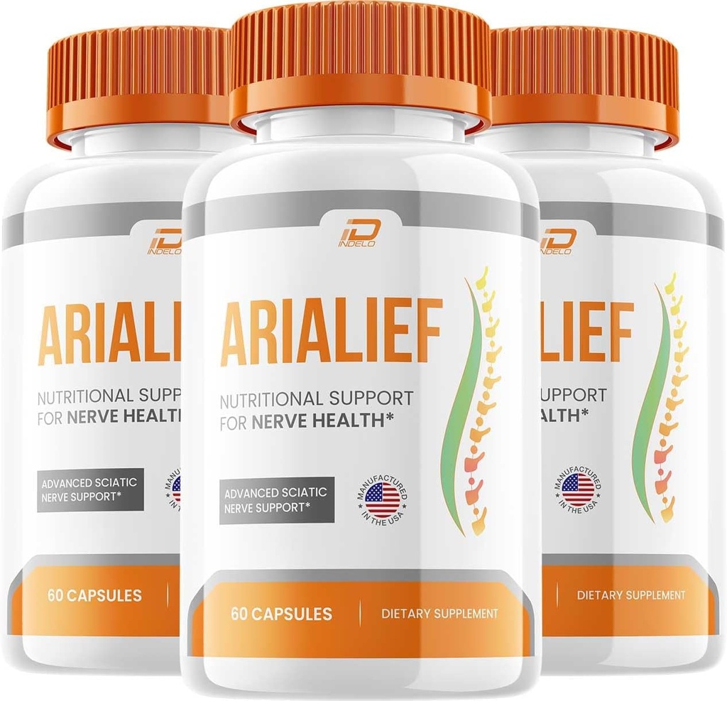 Arialief Capsules, Arialief Advanced Supplement, toute la formule naturelle pour maintenir des niveaux de santé, la formule quotidienne de force maximale, Arialif Capsules Avis (3 Pack - 180 Capsules)