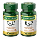 Vitamine naturelle B12, 1000mcg, 100 comprimés (paquet de 2)