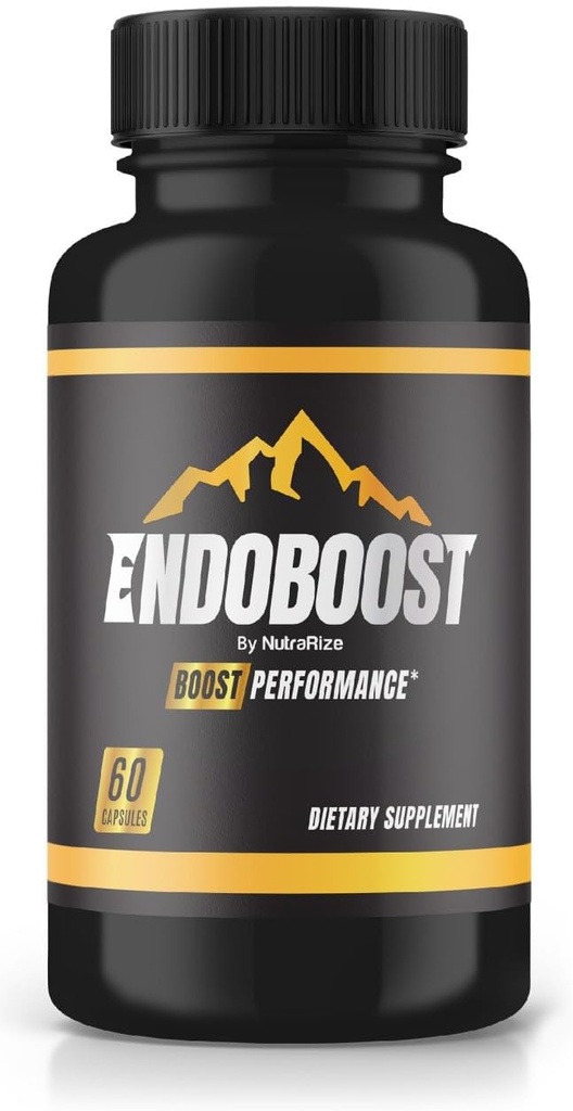 NutraRize Endoboost pour hommes - (officiel) Performance, Suppléments, Capsules, Critiques pour Mens Health Pills Pro Formule avancée (60 Capsules)