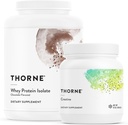 THORNE - Performance Whey Protein Isolate & Creatine Combo - Boost Muscle Support and Energy - NSF Certified for Sport - 30 à 90 portions