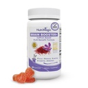 Brain Booster+ 30mg Extrait pur de safran Gummies & Multivitamine D3, B6, B12, Zinc, soutient la santé cérébrale des enfants, Focus, Mémoire, Attention, Équilibre d'humeur, Supplément pour enfants non OGM, 30x Servants