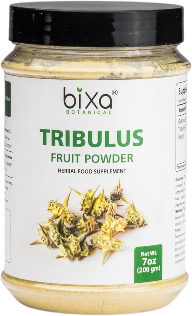 Bixa BOTANICAL Tribulus Terrestris Poudre (Gokshura/Gokhru) - 200g/ 7 Oz.