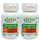 Fenugreek Forte Capsules 500 mg. 60 Gél. Capsules (Trigonella Foenum Graceum) Extraits Capsules pour hommes et femmes.