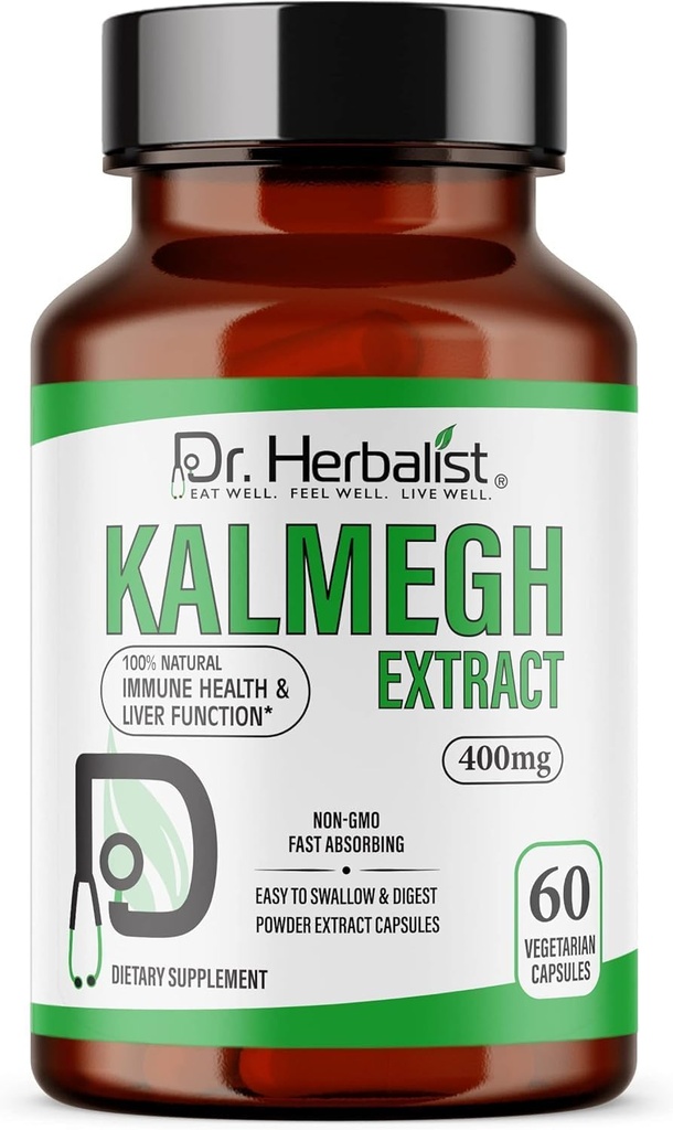 Dr Herbalist Kalmegh Extract 400mg – 60 Capsules de végétaliens