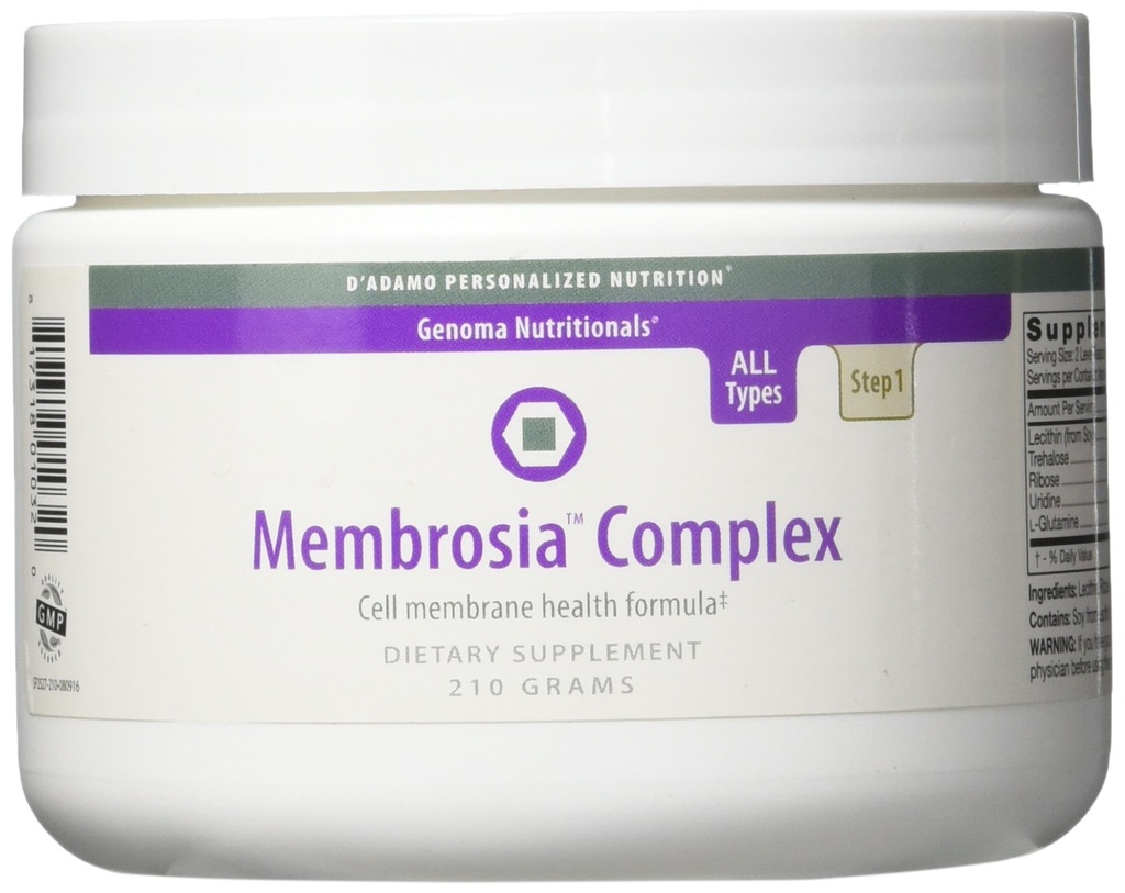 D'Adamo Personalized Nutrition Membrosia Complex, 2 Gram