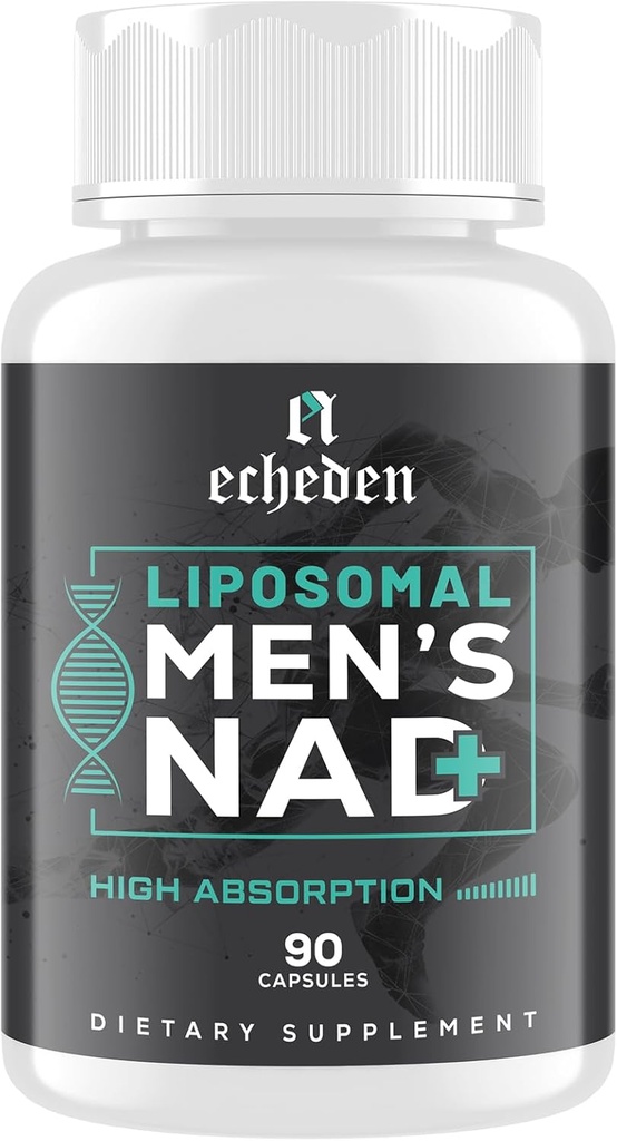 NAD+ Supplement – 2000mg Liposomal Formula for Energy, Focus & Endurance, 90 Capsules