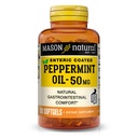 MASON NATURAL Peppermint Oil 50 mg Enteric Coated Supplément, 90 jours de soutien gastro-intestinal pour Bowel, pilules softgel fonctionnant normalement
