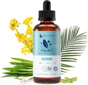 kin+kind Cat Ear Cleaner - Cat Ear Drops, Vet Ear Solution, Elimine Wax, Odor et Itchy Irritation, Cat Ear Cleaner Solution, Natural in-Home Pet Grooming - Made in USA
