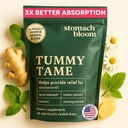 Gingembre à action rapide pour le soulagement des nausées.Relief à base de plantes pour la grossesse Nausées et maladie du matin et du mouvement.