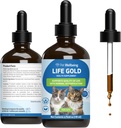 Animaux de compagnie Bien-être Vie Or pour les chats - soutient la désintoxication, la santé du système immunitaire, les antioxydants - Vet-formulé supplément à base de plantes – 4 oz (118 ml)