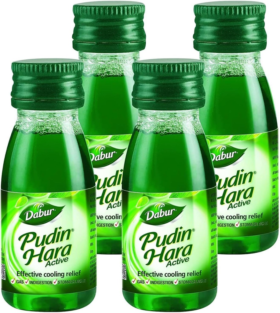 Dabur Pudin Hara Active, 30 millions - Bouteille pour animaux (paquet de 4)
