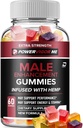 Power Vigor Me Gummies pour hommes - PowerVigorMe Gummies de chanvre, Power Vigor Me Formule officielle Gummies de chanvre - Huile de chanvre naturelle Formulation avancée, Gummies Avis (1 Pack - 60 Gummies)
