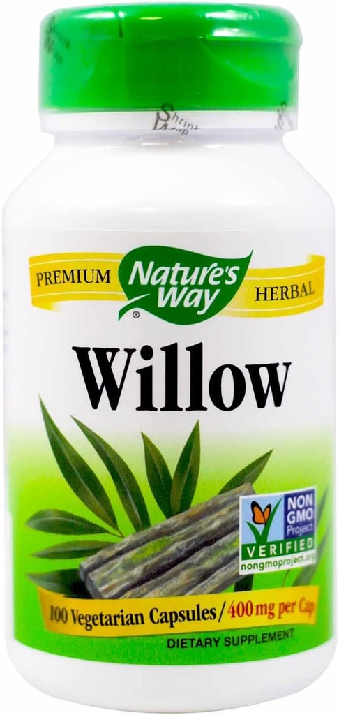 Nature's Way Willow 100 Veg. Caps (Pack of 2)