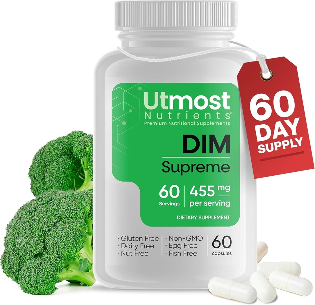 Supplément DIM pour les femmes - 455 mg, 60 Capsules