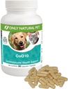Seules les capsules naturelles CoQ10 pour chiens et chats – Coenzyme Q10 Supplément Ubiquinone – Aide à maintenir la vitalité, l'énergie et le bien-être général – 90 Compte
