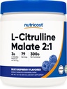 Nutricost L-Citrulline Malate 2:1 (300 Grams) (Blue Raspberry)