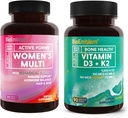 BioEmblem Vitamine D3 K2 (5000UI et 200mcg) et multivitamine pour femmes