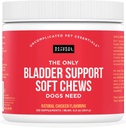 Soutien de la vésicule de chien de rapport naturel - Le seul soutien de la vésicule des chiens de chews besoin - 120ct suppléments qui contiennent de la canneberge et du museau D pour aider dans la fonction rénale