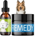 HEAL & Remedy Bundle - Huile de chanvre pour chiens avec des conditions exigeantes + Salve de bien-être cellulaire et de santé de la peau - Soutien neurologique et confort - 100% naturel canine fournitures de bien-être
