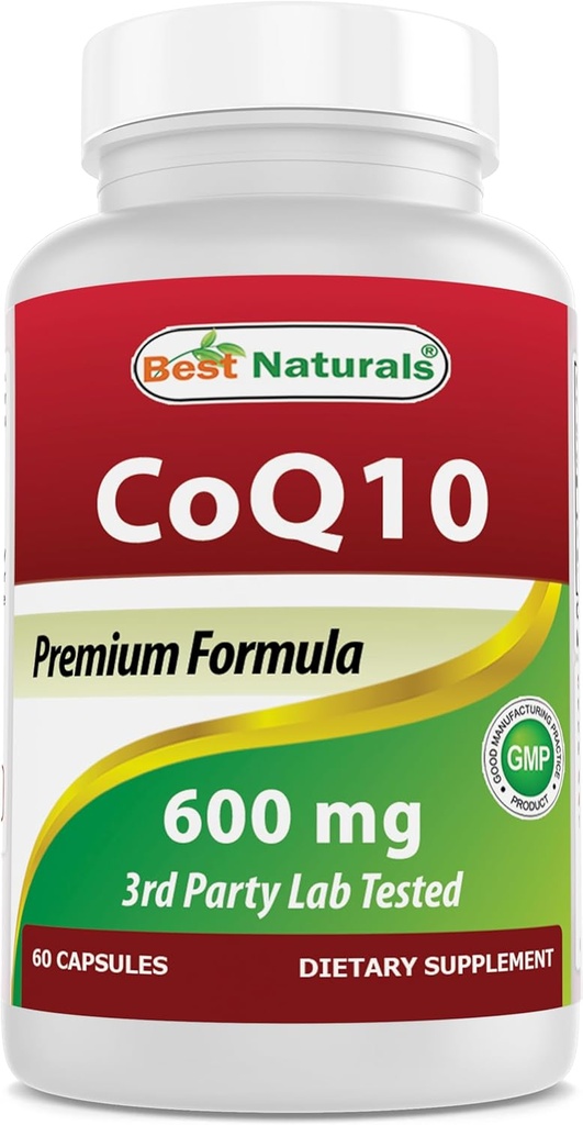 Meilleurs Naturals CoQ10 600 mg 60 Capsules (817716013725)