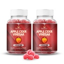Gommies sans sucre de cidre de pomme BeLive – Idéal pour la digestion et une alimentation saine - Sans gluten, sans sirop de glucose, Gommies de vinaigre de vinaigre Alternative aux capsules et boissons (120 Ct) – 2 Pack