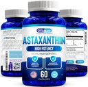 Nous aimons les vitamines Astaxanthine 10mg Softgel - Suppléments d'Astaxanthine hautement potentieuse de l'hématococcus Pluvialis - Améliore la santé oculaire, articulaire, cutanée et les niveaux d'énergie - 60 Compte, 2 mois d'approvisionnement
