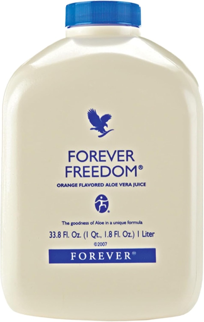 Forever Living - Forever Freedom - Aloe Vera Joint Support with Glucosamine and Chondroïtin - Orange Flavor - 33,8 fl oz (paquet de 1)