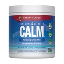 Vitalité naturelle Calme, supplément de magnésium, poudre de mélange anti-stress, sans gluten, végétalien, et non-OGM, cerise, 8 oz