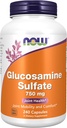 MAINTENANT Aliments suppléments, glucosamine sulfate 750 mg, avec la certification de supplément alimentaire UL, 240 capsules de légumes