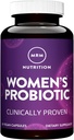 MRM Nutrition Women’s Probiotics | Intestinal + Immune Health | Prebiotics + postbiotics | Clinically Proven| 25 Billion Cells | Good Bacteria for Gut Health| Shelf Stable | 30 Servings