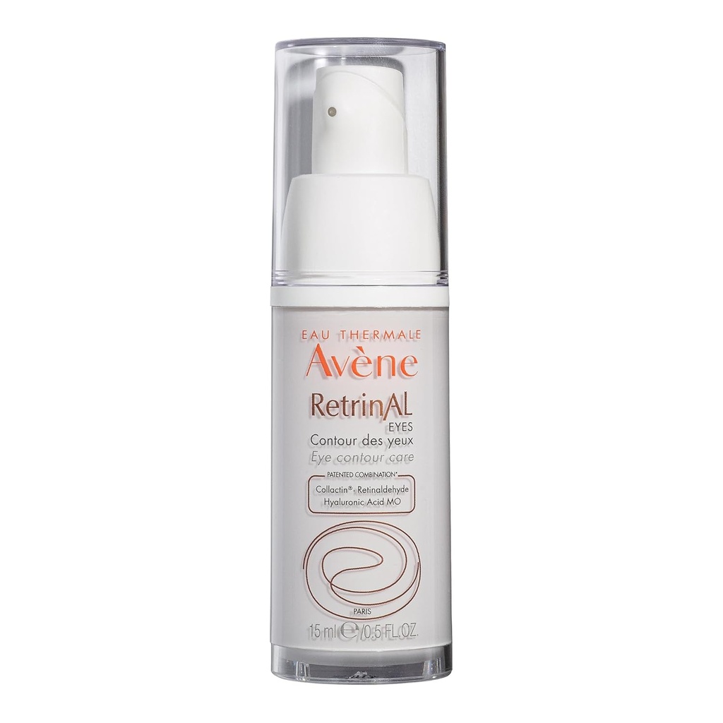 Avène Retrinal EYES Avancé 3-In-1 Crème pour les yeux, Crème pour les yeux rétiniens, Powered by Retinaldéhyde & Hyaluronique Acid, Aide à lisser les rides, minimise les poches sous les yeux et les cernes, crème pour les yeux anti-âge
