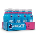 Boire d'électrolyte BIOLYTE - boisson d'hydratation, eau d'électrolyte, chimothérapie doit avoir pour les femmes et les hommes, réhydratation IV liquide dans une bouteille - punch de fruits, 16 Fl Oz (12 Pack)