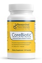 Recherches nutritionnelles Gut suppléments de santé avec prébiotiques et probiotiques pour les femmes et les hommes - CoreBiotique - 3 souches probiotiques à base de spores + fibre organique prébiotique - plateau-stable (60 capsules)