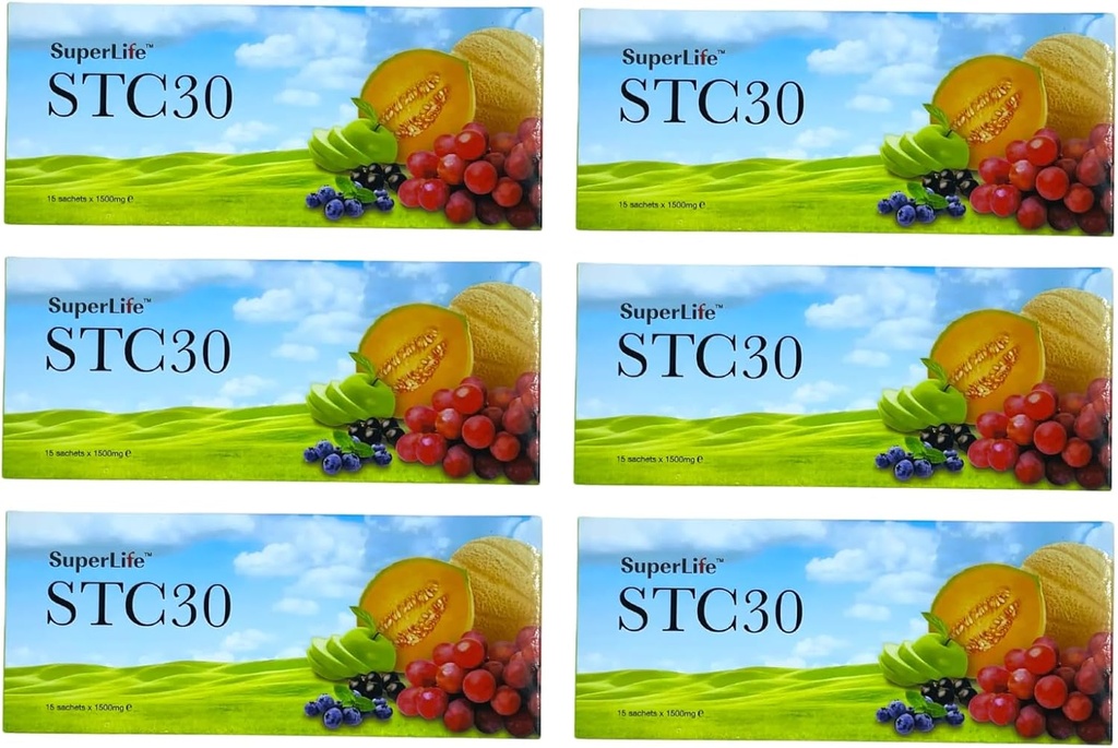 Générique Coffeelover1111 Superlife STC30 STC 30 Superlifeworld Stem Cell Supplément 15 sachets chacun (6 boîtes)