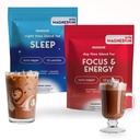 Buvez votre moment de méditation Chocolat Dream & Cacao Adaptogen Bundle de champignons Sleep & Energy.