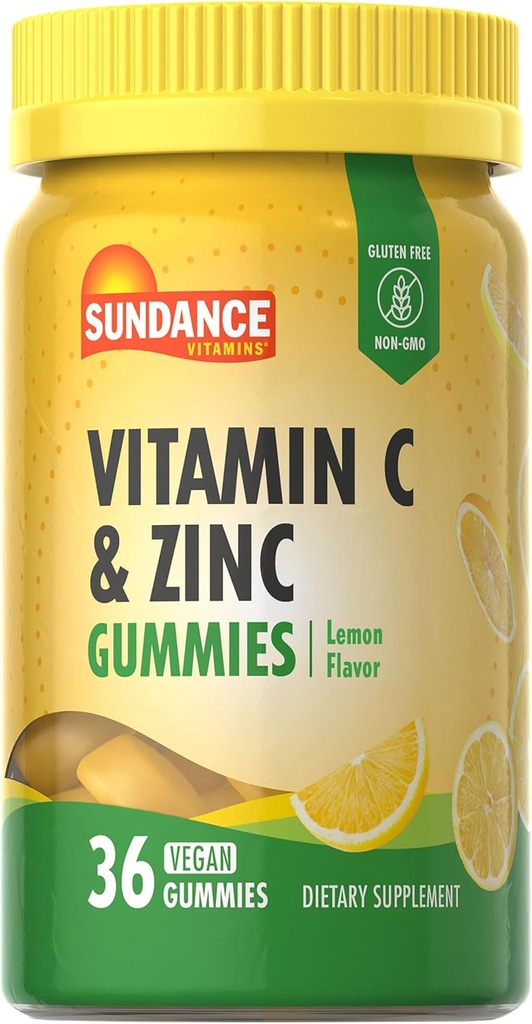 Sundance Vitamine C and Zinc Gummies (en anglais seulement) 36 Comte (en anglais seulement)