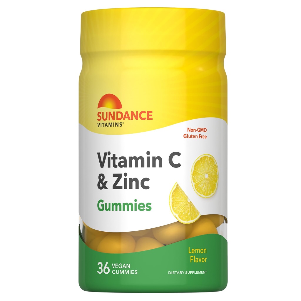 Sundance Vitamine C and Zinc Gummies (en anglais seulement) 36 Comte (en anglais seulement)