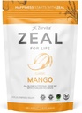 Zurvita Zeal for Life Wellness Drink Mix - Mango Flavor - Sans gluten, végétalien, avec biotine, vitamines B12, C, D, E, fer, magnésium - 30 portions (420g)