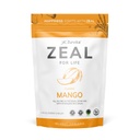 Zurvita Zeal for Life Wellness Drink Mix - Mango Flavor - Sans gluten, végétalien, avec biotine, vitamines B12, C, D, E, fer, magnésium - 30 portions (420g)