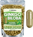 XPRS Nutra Ginkgo Biloba Capsules - Gingko Biloba Suppléments encapsulés pour la cognition - Vegan Friendly Ginkoba Biloba - Immunity Boosting Ginkgo Biloba Capsules - 360 Compte