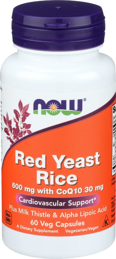 Nourriture Red Yeast Rice600 Wcoq10 60v, 60 CT