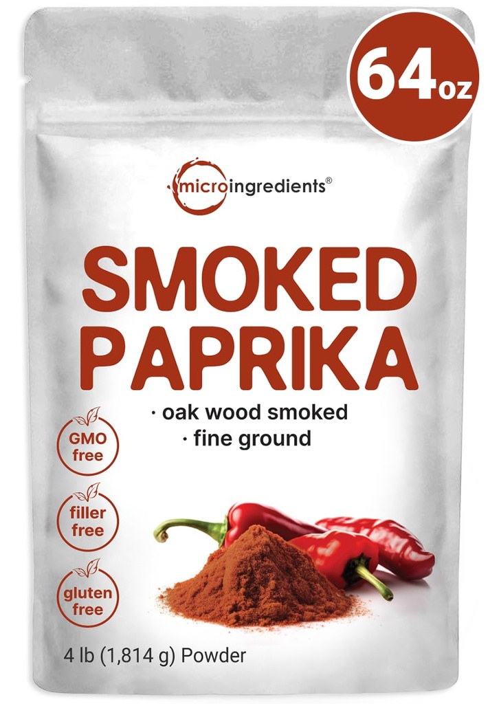 Poudre de paprika fumée, 4 lb (64 oz)