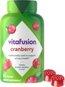 Gummies de canneberge Vitafusion pour femmes, 500mg Jus de canneberge Concentré par service, 60ct
